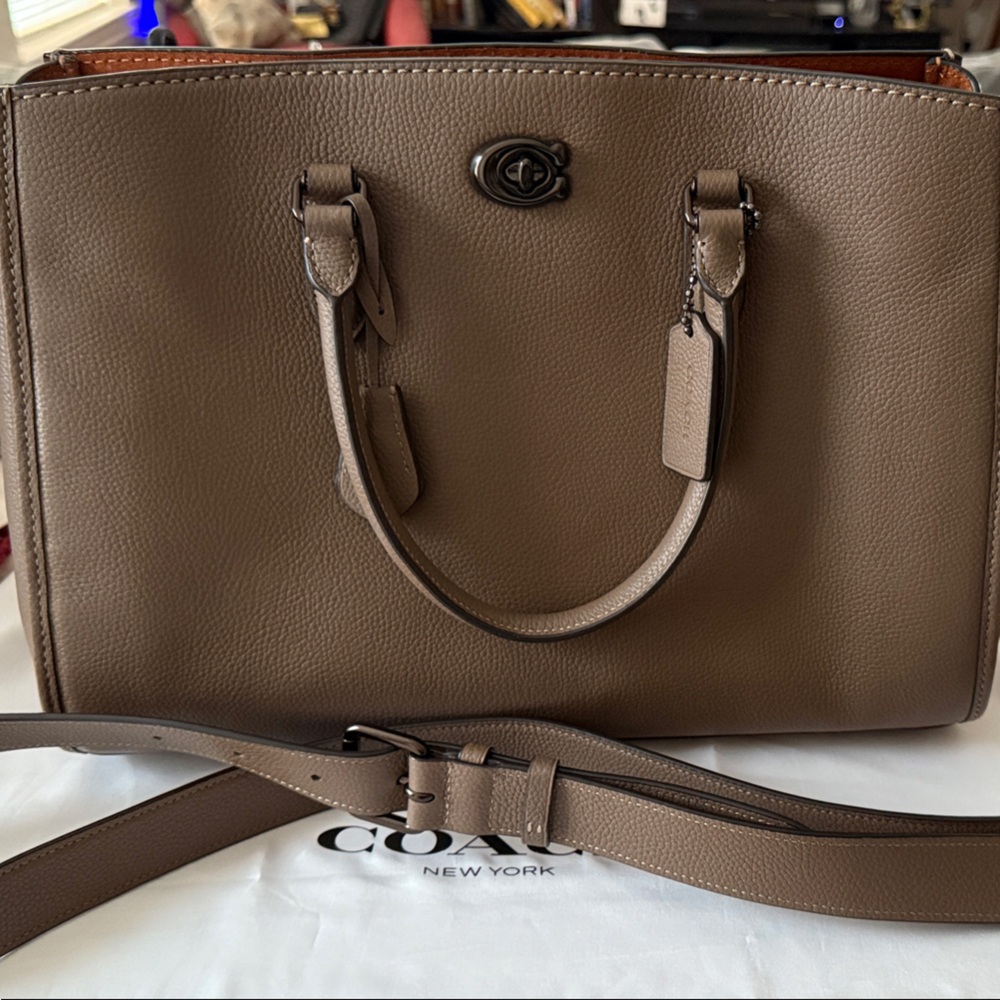 Coach Brooke Carryall Leather Tote